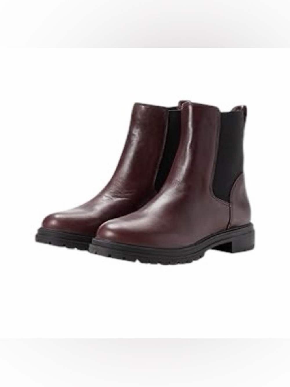 Women's Chelsea Boot in Burgundy Leather